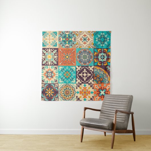 アズレカラフルホスタイル。ポルト伝統的ガル語または タペストリー (インサイチュ)