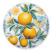 💙💛アズレジョスシトラス開花 セラミックノブ (正面)