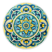 💙💛アズレジョスセビリア開花 セラミックノブ (正面)