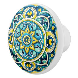 💙💛アズレジョスセビリア開花 セラミックノブ