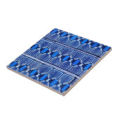 アズレジョスブルーの幾何学芸術 タイル (側面)