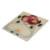 アズレジョタイルアールヌーボースタイル装飾繊維床 タイル (側面)