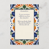 アズレジョブルータラベラヴィンテージメキシ結婚カン エンクロージャーカード (裏面)