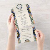 アズレジョブルータラベラヴィンテージメキシ結婚カン オールインワン招待状 (貼ってはがせる)