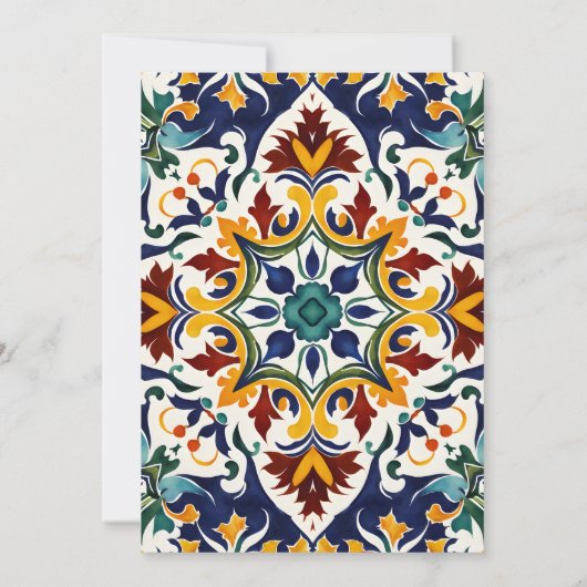 アズレジョブルーポルトガル地中海の華美語 セーブザデート (裏面)