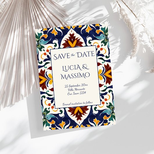 アズレジョブルーポルトガル地中海の華美語 セーブザデート