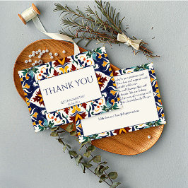 アズレジョブルーポル地中海のト結婚ガル サンキューカード