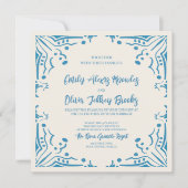 アズレジョブルー結婚ズスクエア招待状 招待状 (正面)