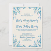 アズレジョブルー結婚式招待状 招待状 (正面)