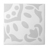 アズレジョポルトガ地中海のルモダングレイ白 タイル (正面)