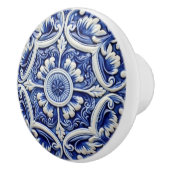 アズレジョリスボンタラパターン（の模様が）あるベラセラミックデザイン セラミックノブ (右)