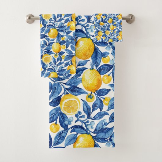 アズレジョレモンズブルー葉ズ バスタオルセット (インサイチュ)