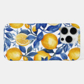 アズレジョレモンズブルー葉ズ iPhoneケース (裏面横)