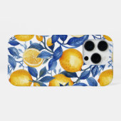 アズレジョレモンズブルー葉ズ iPhoneケース (裏面横)