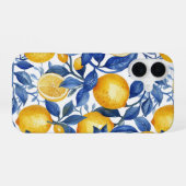 アズレジョレモンズブルー葉ズ iPhone 16ケース (裏面横)