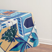 アズレジョ瓦の模様 テーブルクロス (インサイチュ)