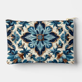 アズレジョ青瓦地中海の模様 アクセサリーポーチ (裏面)