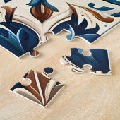 アズレジョ青瓦地中海の模様 ジグソーパズル (側面)