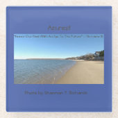 アズレスト先見性コースター ガラスコースター (正面)