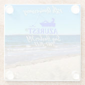 アズレスト75周年記念コースター ガラスコースター (裏面)