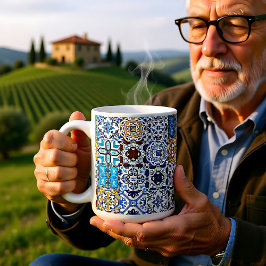 アズレ🤩ホの美しいミックス コーヒーマグカップ