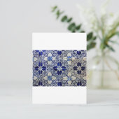 アズレホス諸島，ポルトガルのタイル ポストカード (スタンド正面)