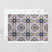 アズレホス諸島，ポルトガルのタイル ポストカード (正面/裏面)