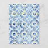 アズレホス諸島，ポルトガルのタイル ポストカード (正面)