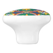 💛🧡💚アズレホス、リスボンの装飾模様 セラミックノブ (側面)