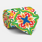 💛🧡💚アズレホス、非常に装飾的なパターン、ネックT ネクタイ (ロール)