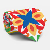 💛🧡💚アズレホス、非常に装飾的な模様 ネクタイ (ロール)