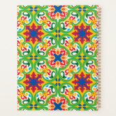 💛🧡💚アズレホス、非常に装飾的な模様 プランナー手帳 (裏面)