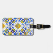 アズレヨスの陶磁器 ラゲッジタグ (正面横)