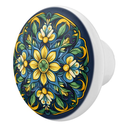 💙💛アズレヨスアンダルシアの太陽 セラミックノブ (右)