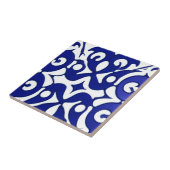 アズレヨス藍文様 タイル (側面)