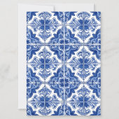 アズレ地中海のジョタイルレモン赤ちゃんシャワー 招待状