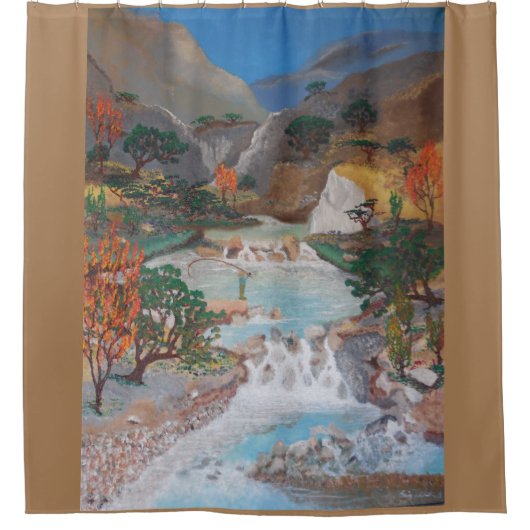 アズーサ・シン シャワーカーテン (正面)