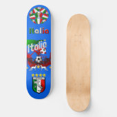 アズーリブルー,イタリアのパネルボールCalsio Skateboard スケートボード (正面)