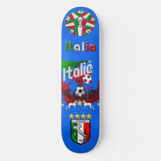 アズーリブルー，イタリアのパネルボールCalsio Skateboard スケートボード