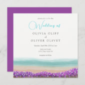 アズールコースト・イン・ブルーム ウェディング招待状 招待状 (正面/裏面)