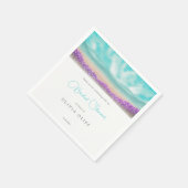 アズールコースト・イン・ブルーム　ブライズシャワー スタンダードカクテルナプキン (角)