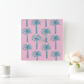 アズールパームズ時計 スクエア壁時計 (ホーム)