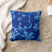 アズールフロストフラワー装飾用クッション クッション (ブランケット)