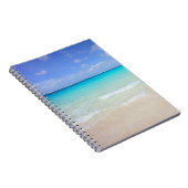 アズールブルーカリブのトロピカルビーチ ノートブック (右側)