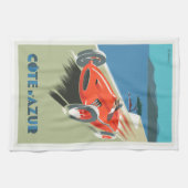 アズールヴィンテージ旅行のポスターを手に入れる キッチンタオル (横)