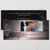 アズール ウェディング 招待状 (正面/裏面)