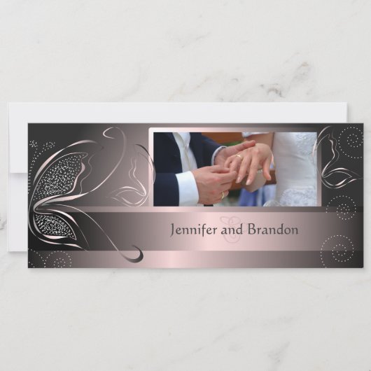 アズール ウェディング 招待状 (正面)