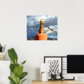 アズ・セドナの仏塔 ポスター (ホームオフィス)