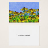 アセオアートカード～黒い目のサザンズフラワー (正面&裏面)