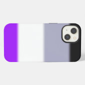 アセクシャル+プライド+フラグ iPhoneケース (裏面横)